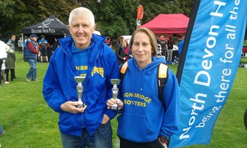 tracey and alan proudly showing off their silverware..jpg