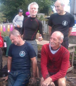 4 trotters at mud run - derek skinner, neil rutley, nigel barnett and roger hales.jpg