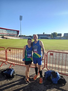 debbie and ben at old trafford cricket ground.jpg