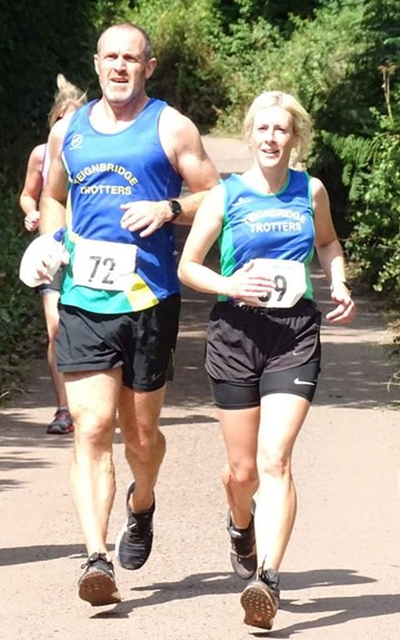 claire ayling and alex lyons at stoke gabriel 10k.jpg