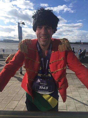 ian langler in fancy dress at rock n roll marathon.jpg