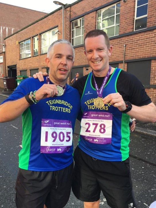 gavin forbes and kevin sampson at ashfords great west run.jpg