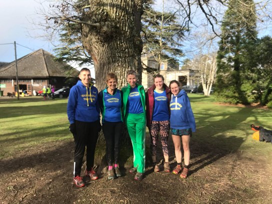 teignbridge trotters ladies team at stover xc.jpeg