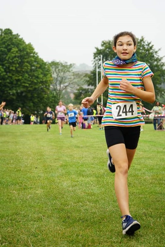 bethany blackmore, first teignbridge finisher in fun run.jpg