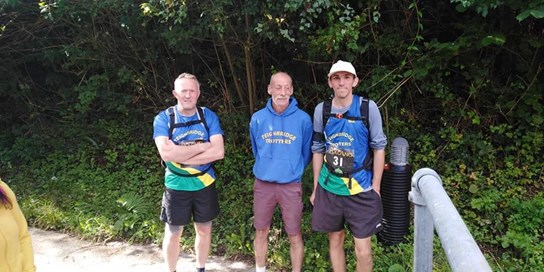 the three amigos, roger, max and robert at the dartmoor volcano.jpg