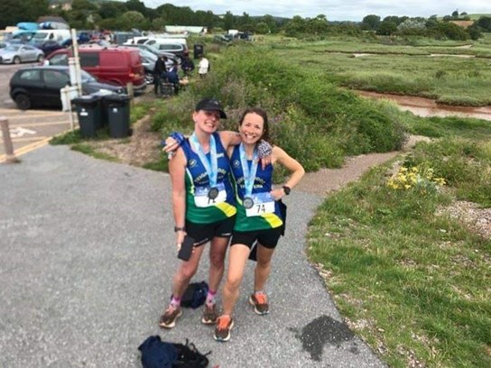 sarah pike and debbie proctor allsmiles at exe estuary races.jpeg