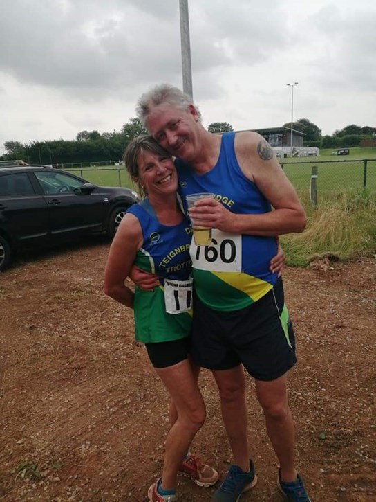 debbie and john at stoke gabriel 10k.jpg