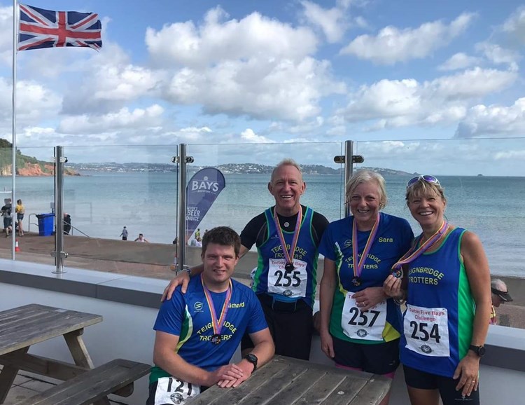 richard, paul, sara and sharon at the five bays challenge.jpeg